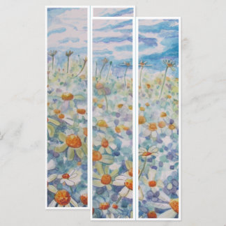 Beautiful Daisies Two Bookmarks