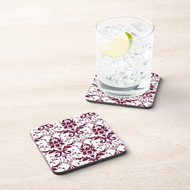 Beautiful Damask Coaster (Right Side)