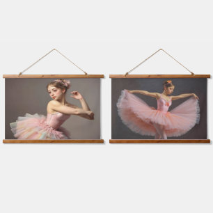 Beautiful dancer with sweet colors Tapiz Hanging Tapestry