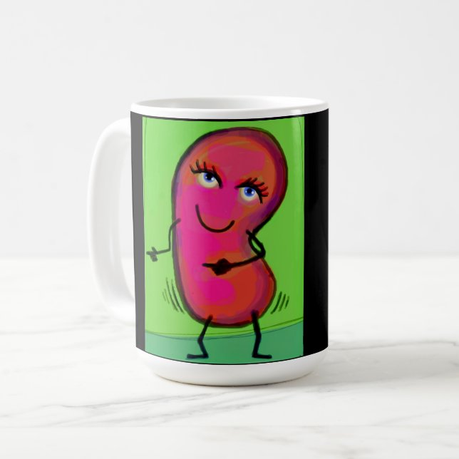 Beautiful Dancing Kidney Mug (Front Left)