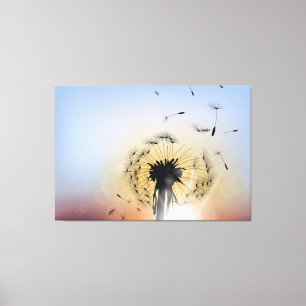 Beautiful Dandelion Canvas Print