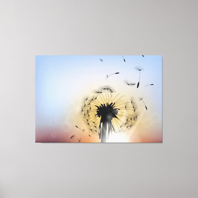  Beautiful Dandelion Canvas Print (Front)