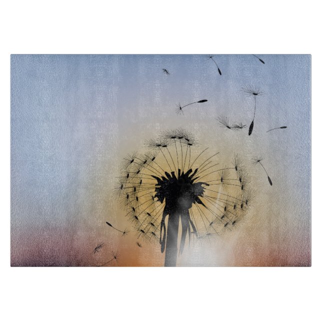  Beautiful Dandelion Cutting Board (Front)
