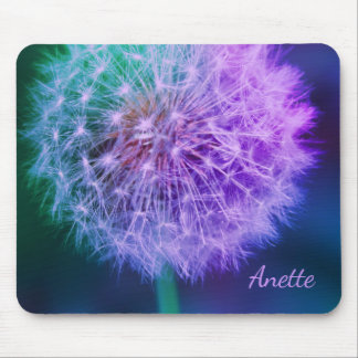 Beautiful Dandelion on Blue Background |  Mouse Pad