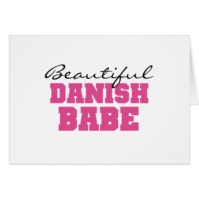 Beautiful Danish Babe (Front Horizontal)
