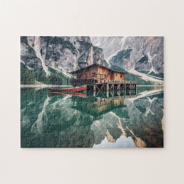 Beautiful day in the mountain   jigsaw puzzle (Horizontal)