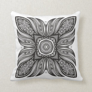 Beautiful Decor Square Doodle Cushion