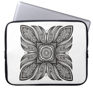 Beautiful Decor Square Doodle Laptop Sleeve