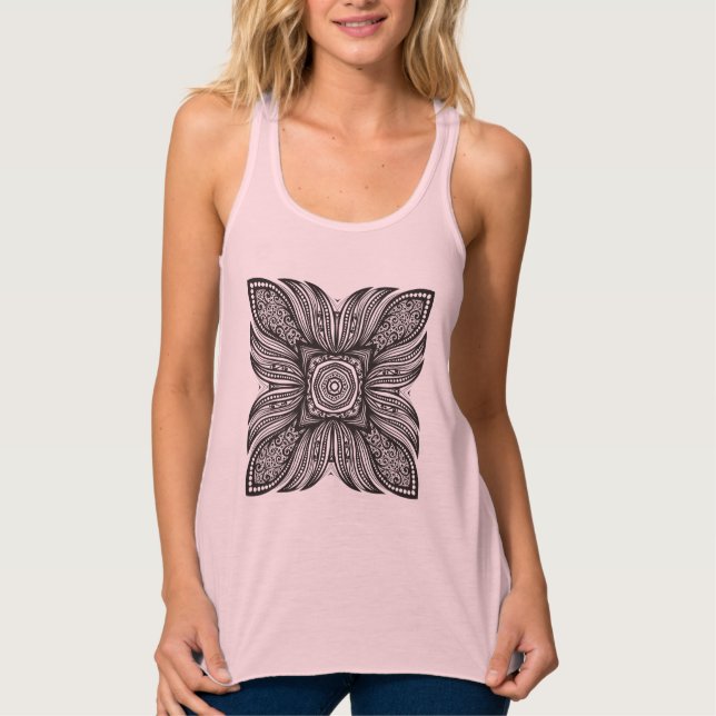 Beautiful Decor Square Doodle Singlet (Front)