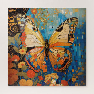 Beautiful Decorative Butterfly Floral Jigsaw Puzzle