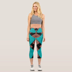 Beautiful Decorative Capri Leggings