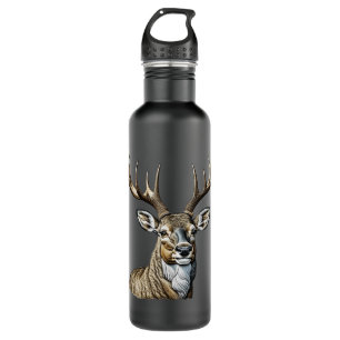 Beautiful Deer with Antlers 710 Ml Water Bottle