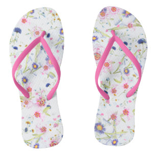 Beautiful Delicate Floral  Jandals