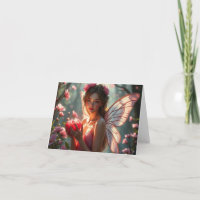 Beautiful Delicate Romantic Fairy Card