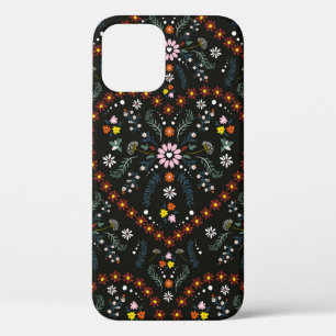 Beautiful delicate small flower with heart shape o iPhone 12 case