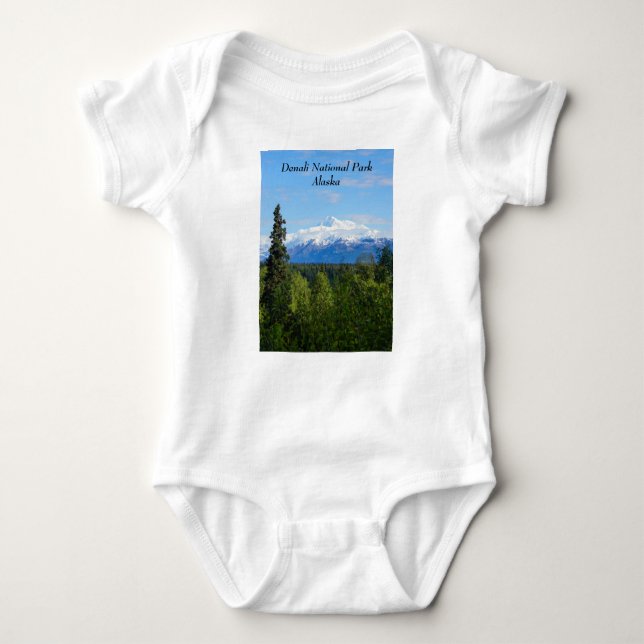 Beautiful Denali Baby Bodysuit (Front)