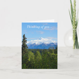 Beautiful Denali Thinking Of You Card