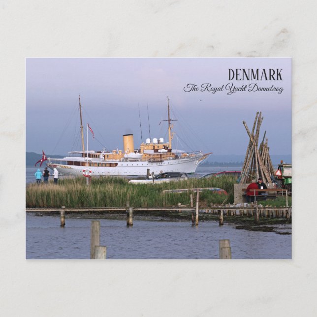 Beautiful Denmark, The Royal Yacht Postcard! Postcard (Front)