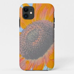 Beautiful designed sunflower phone case 