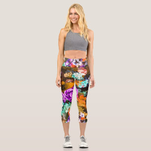 Beautiful detail capri leggings