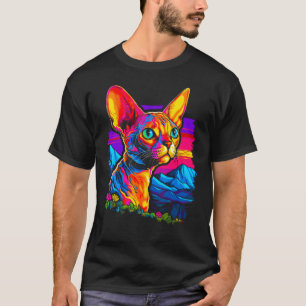 Beautiful Devon Rex Cat T-Shirt