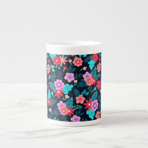 Beautiful Ditsy Floral Background-56676 Bone China Mug
