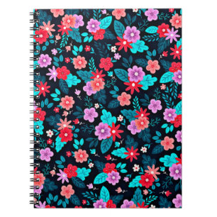 Beautiful Ditsy Floral Background-56676 Notebook
