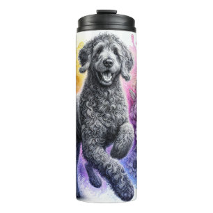 Beautiful Dog Breeds/Curly Coated Retriever Dog Thermal Tumbler