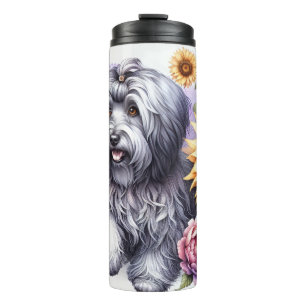 Beautiful Dog Breeds/ Havanese Dog Thermal Tumbler