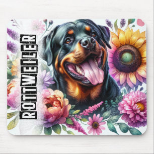 Beautiful Dog Breeds//Rottweilrt Dog Mouse Pad
