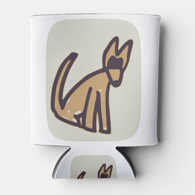 Beautiful Dog Can Cooler (Front)