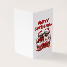 Beautiful Dog Christmas Card