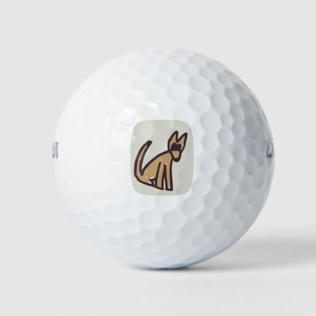 Beautiful Dog Golf Balls (Front)