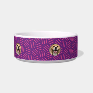 Beautiful Dog Mum New Custom Name Funny Dog Bowl