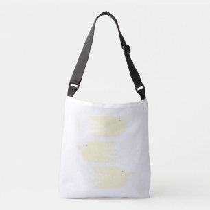 beautiful doves painting art crossbody bag