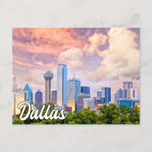Beautiful Downtown Dallas, Texas, USA Postcard