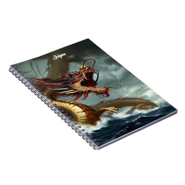 Beautiful Dragon  Notebook (Right Side)