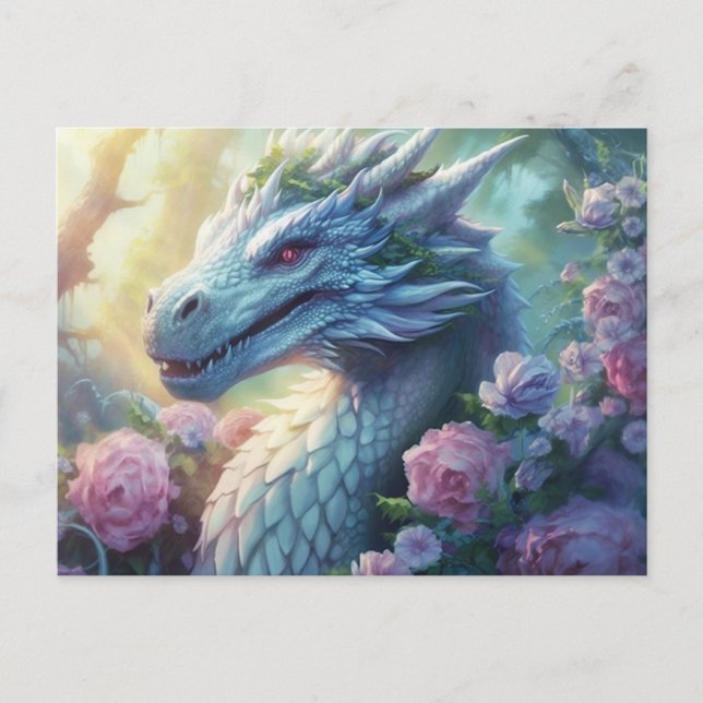 Beautiful Dragon Postcard (Front)
