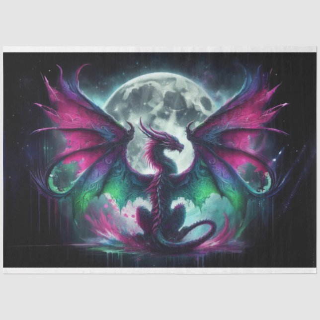 Beautiful Dragon Tissue Paper (Front)