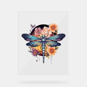 Beautiful Dragonfly Acrylic Sign