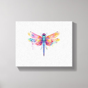 Beautiful Dragonfly Kiss Heaven Insect Lover  Canvas Print