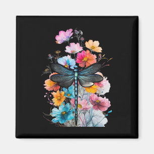 Beautiful Dragonfly Watercolor Art Insect Lover Ea Magnet