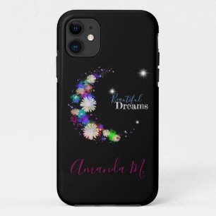 Beautiful dreams modern daisies watercolor swirls Case-Mate iPhone case
