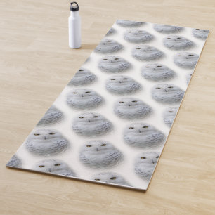 Beautiful, Dreamy and Serene Snowy Owls Yoga Mat