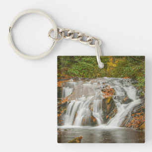 Beautiful Dukes creek waterfall in N. Georgia Key Ring