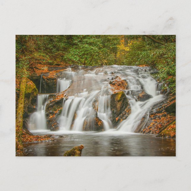 Beautiful Dukes creek waterfall in N. Georgia Postcard (Front)