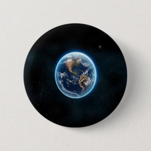 Beautiful Earth 6 Cm Round Badge