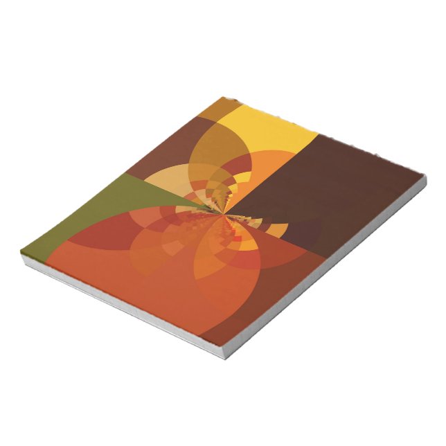 Beautiful Earth Abstract Art Print Notepad (Rotated)