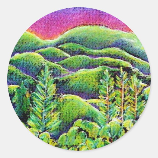 Beautiful Earth Mandala Sticker (Front)