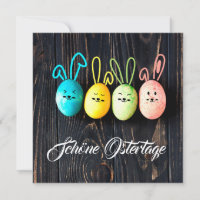 Beautiful Easter days and colorful eggs